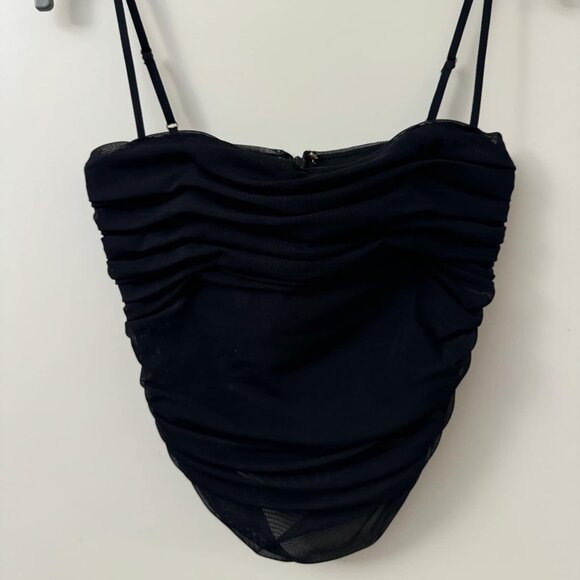 BNWOT: Ten by Babaton Luxor Tank - Rushed Mesh Corset - Picture 1 of 12